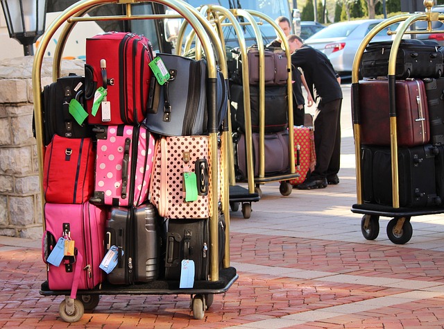 stěhování kufrů